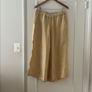 notPERFECTLINEN Wels Pants Camel Large